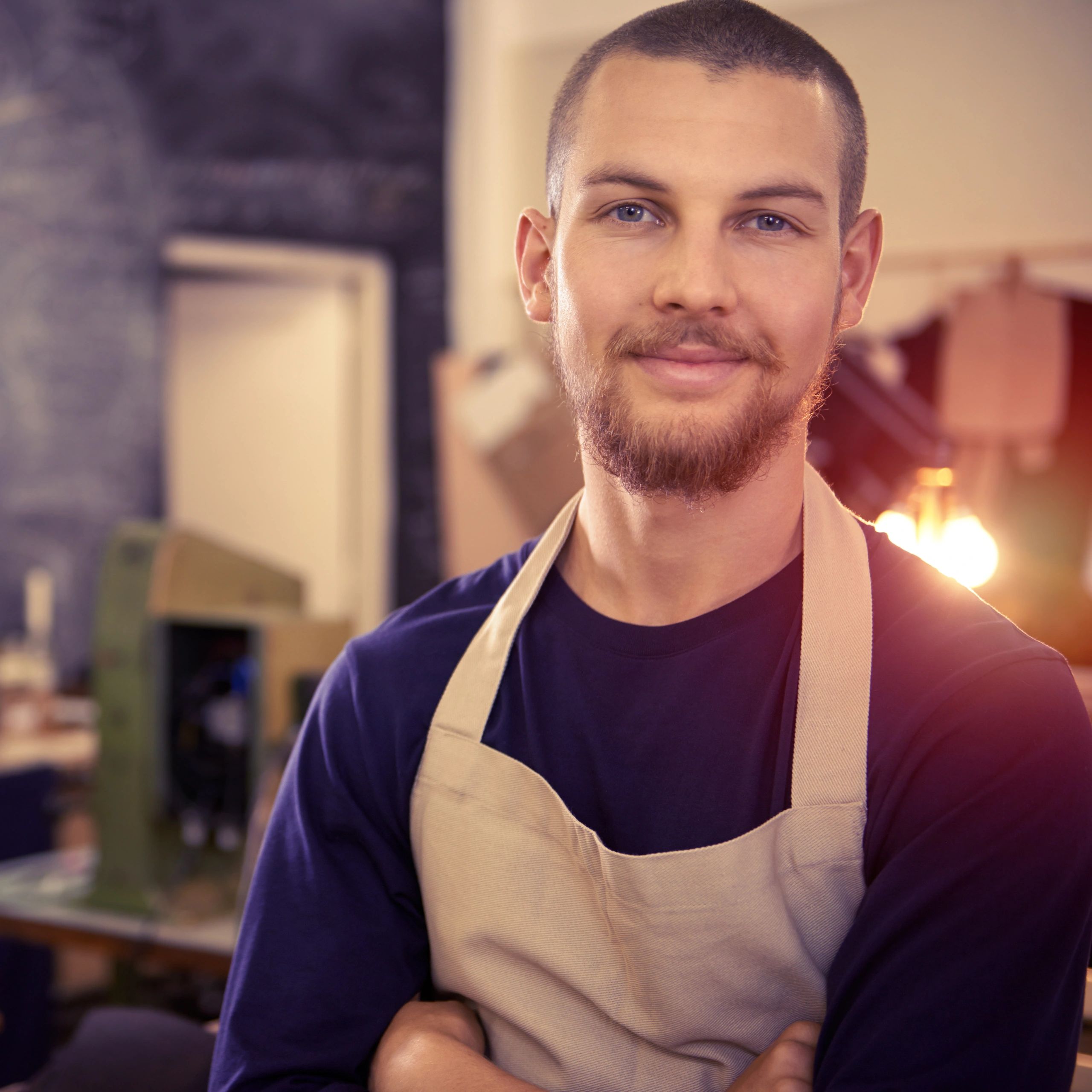 Portrait of a customer